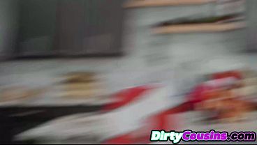 Image 2 Cousins Supposed to Have a Gift Exchange With Stepbro After Meal