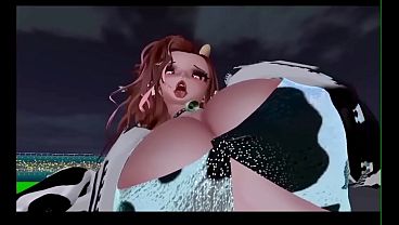 Image 3D HQ Solo POV Big Tits Breast Expansion cowgirl wSound added