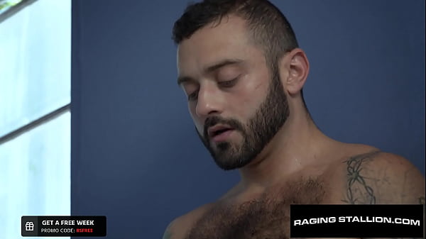 Image Muscly BBC Smashes Hunk In Public Bathroom - Drew Valentino, Sean Xavier - RagingStallion