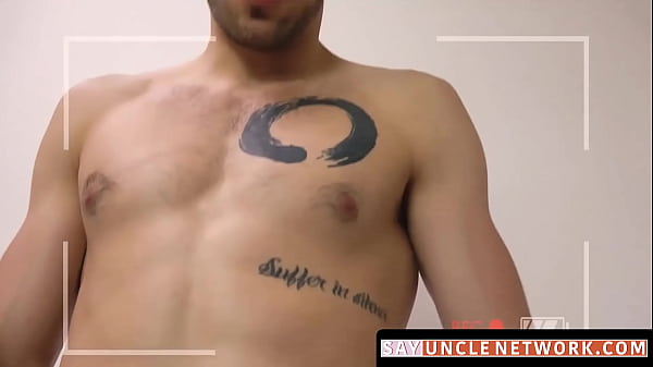 Image SayUncleNetwork.com - Stepdad seducing his twink stepsone into threesome barebacking fun and games