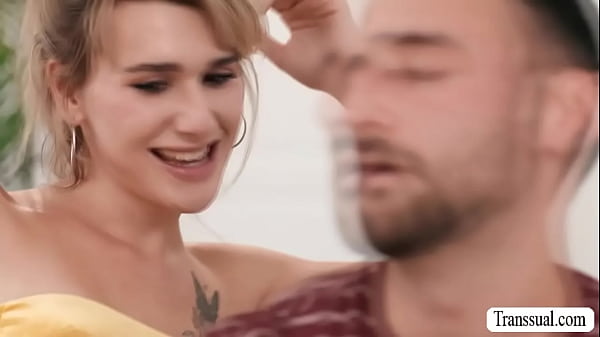 Image Tired Jacob Coldwate sucked by TS blonde so hard