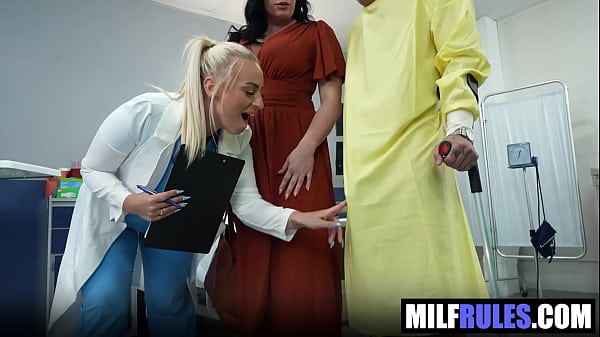 Image &ldquo_Paging Doctor Mom!&rdquo_ Awesome Tits May Cause Side Effects Elana Bunnz, Ivy Mae Lynn, Mike Ox, Giovanni