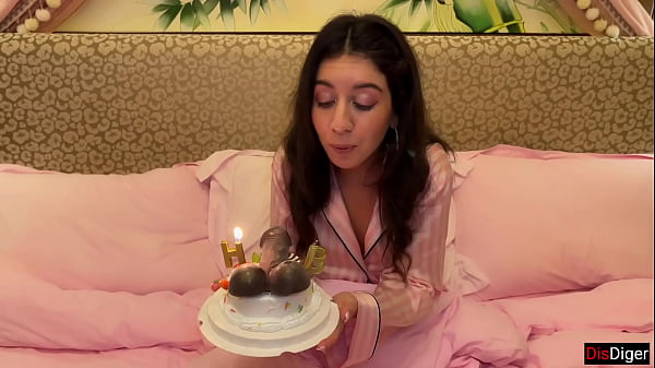 Image She Wanted BBC on Her Birthday but I Fuck her with my White Dick - Cum Swallow