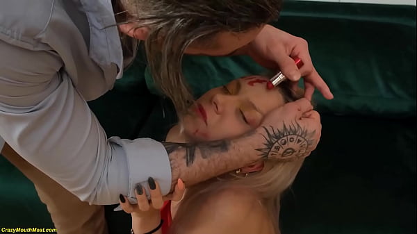 Image skinny nympho bitch extreme rough face fucked