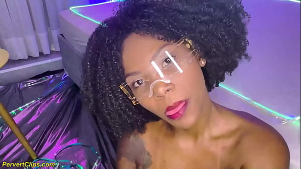 Image skinny oiled ebony milf gets all holes stretched