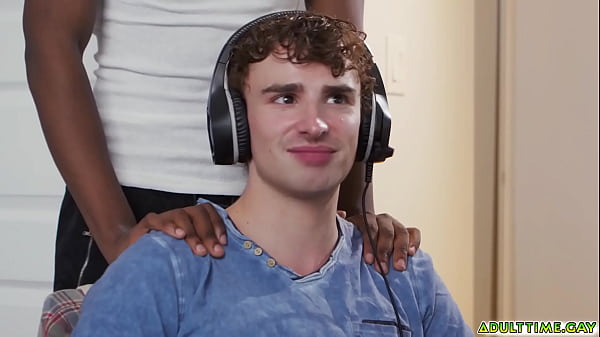 Image Ryan Jacobs pop a boner because of the physical attention from Jade Desire and they decide to jerk off side by side leading into fucking