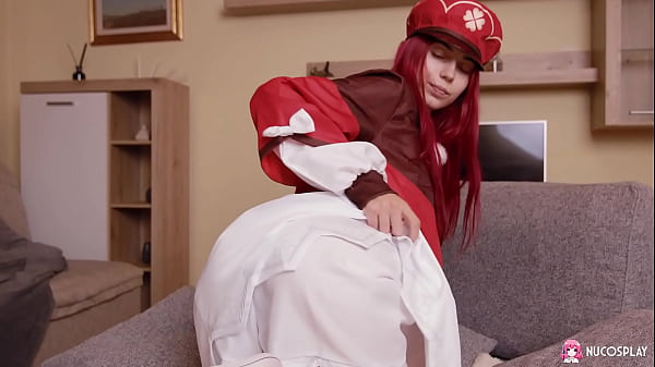 Image Horny redhead slut Toffina plays with a purple toy.