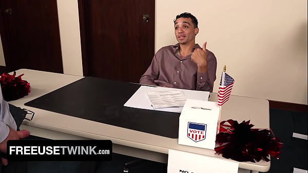 Image Cute Bottom Takes a Big White Election Night Erection ~ SayUncle ft. Amone Bane & BabyBear