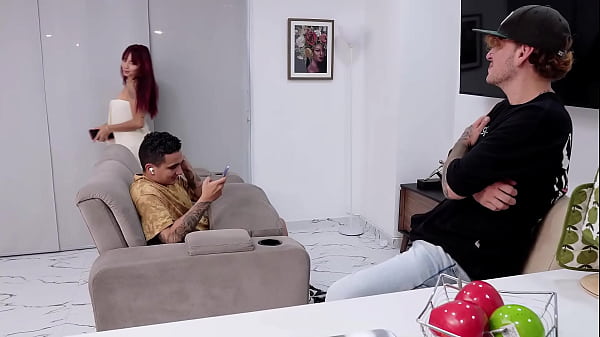 Image My stepbrother's friend has a huge cock, can he fit it all in me? - Allison Sweet