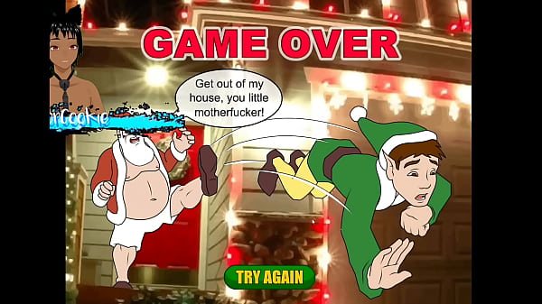 Image Unfaithful Mrs. Claus - Time to sneak around Santa to sick on tits and fuck her pussy