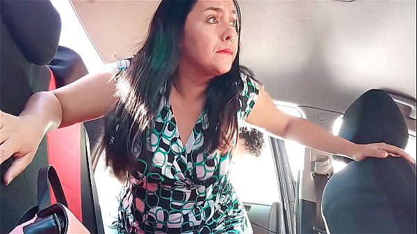 Image Stepson fucks his stepmom in the back seat of the car.