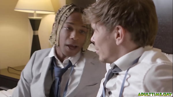 Image Ethan Chase and Adrian Hart watch some porn side-by-side and jerk off so that they can rid themselves of their pent-up sexual tension