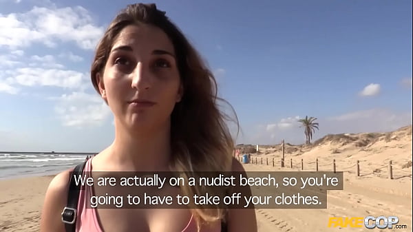 Image I Found Her on a NUDIST BEACH and Fucked her - Fake Cop