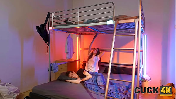 Image CUCK4K. My pussy got wet in the hostel... What happened after?