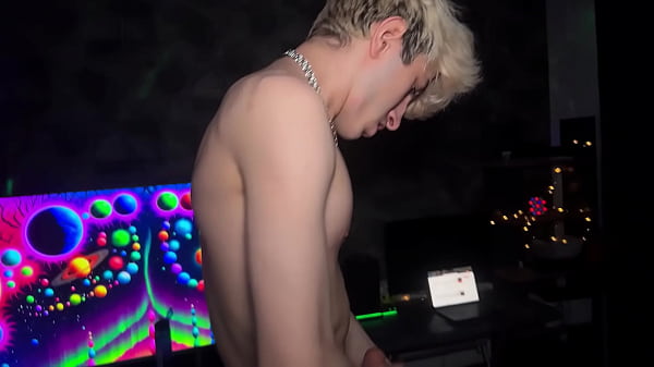 Image At the party, a daddy and guys with big dicks fuck tight twink asses