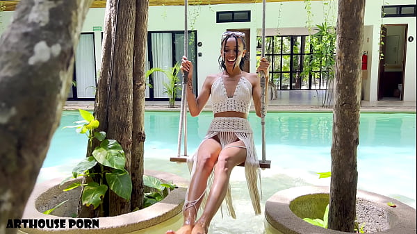 Image Latina Milks Two Loads with Pussy & Feet In Tulum Paradise