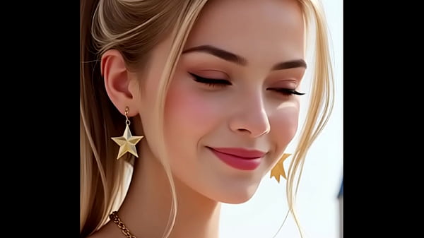 Image Blond Fashion Model Princess Nude at the Castle [AI]