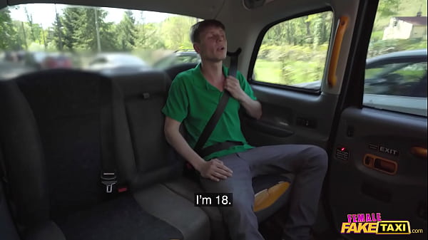 Image Female Fake Taxi - I TEACH him how to lose his VIRGINITY in the back of my taxi