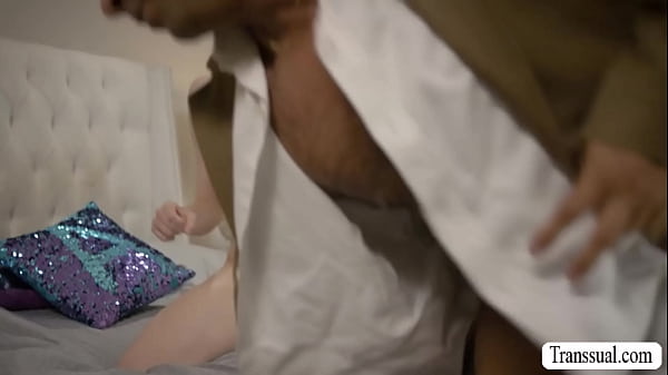 Image Pervert stepdad seduces his TS stepdaughter