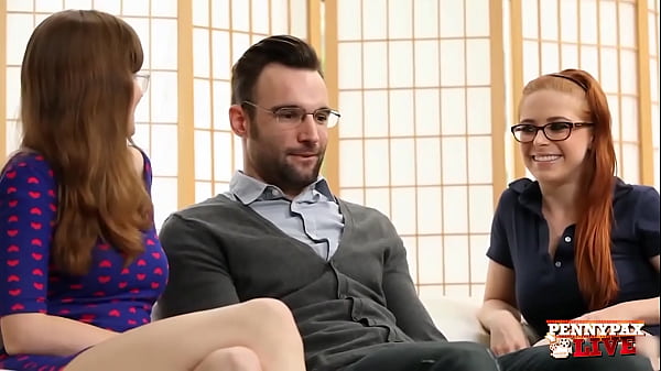 Image Coeds Jay Taylor & Penny Pax Get Stuffed By The Hung Exchange-Student Alex!