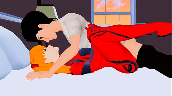 Image Shinji and Asuka fucking after defeating an angel