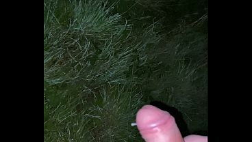 Image sexy boy masturbation on woodland public park cock hot cum