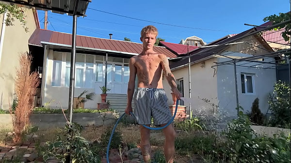 Image No44 PART 1 Hot Houseboy Waters Plants Then Gets Pounded Hard by Boss &ndash_ Intense Anal Tease