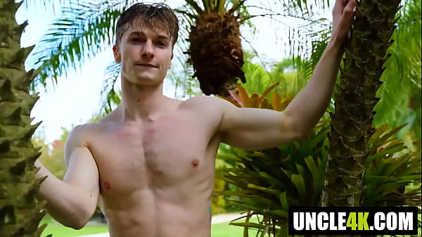 Image Showered with Waterfall Water and a Hot Stranger's Cum Eddie Patrick, Gage Palmer