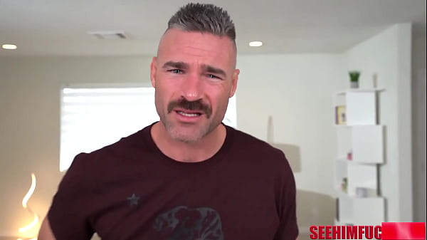 Image DILF Charles Dera Gets His Buff, Hairy Chest Oiled By Natalie Brooks!