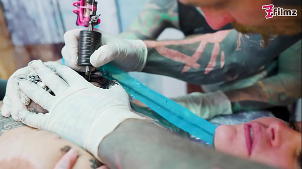 Image Tattooed Couple Fuck With Big Cocks Merry Gets Inked Foursome