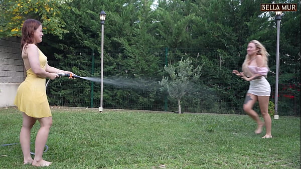 Image The gardener flirts with the local girls of the house owner