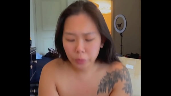 Image down on my knees giving a blowjob like a good asian slut HUGE CUMSHOT IN MOUTH