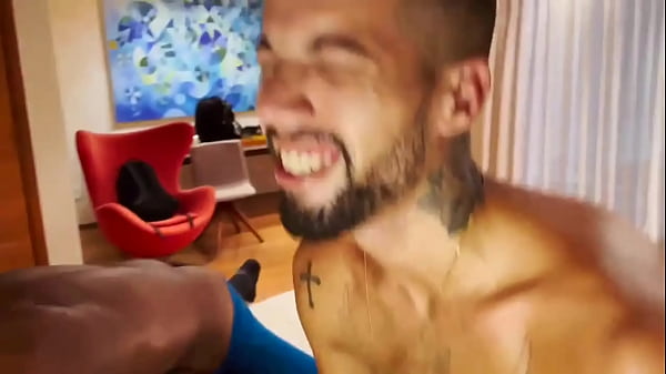 Image Everyone fucks everyone in this crazy bisexual interracial orgy .Pale guy gangbanged in front of her Wife