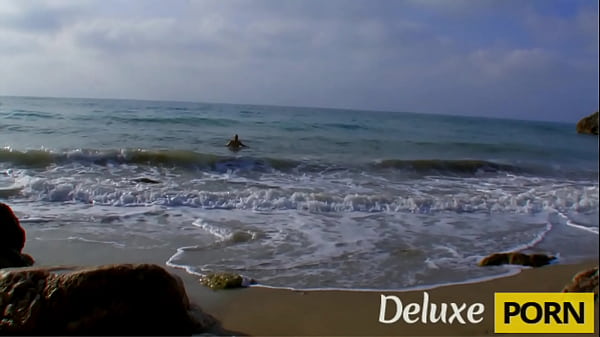 Image Fucking with the blonde girlfriend by the sea in the cliffs