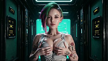 Image Judy Gets Fucked By A Cyberpunk (PARODY) ~ AI-Generated