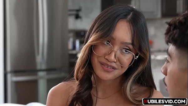 Image Asian Girl Chatting With Mexican Boy About Nursing Skool and Mentions that Nurses are Really Good at Breeding