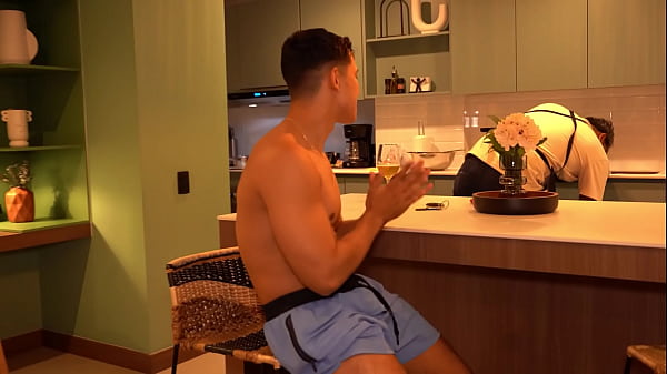 Image Stepmother ends up fucking her husband's muscular stepson behind his back