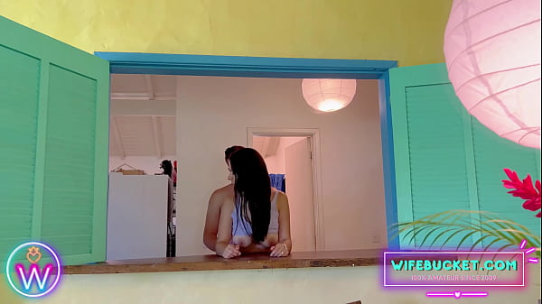 Image Amateur MILFs by Wifebucket - Wifey got pinned down with cock against a chair