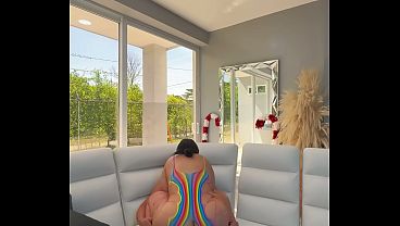 Image Latina caliente sorprende a su novio y lo deja sin palabras Thal&iacute_a Restrepo-Felipe Romero