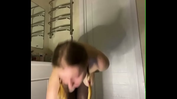 Image Hard masturbating with vibrator in bathroom