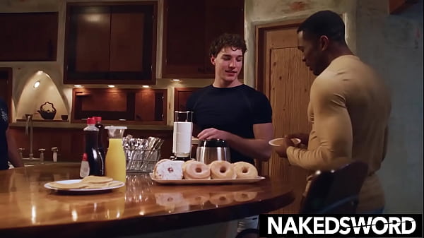 Image Frisky Hazel Hoffman and Sean Xavier Enjoying A Morning Bareback Threesome