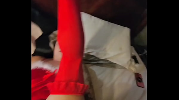 Image Sexy Mrs Claus gets her asshole stretched