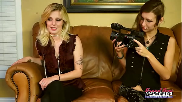 Image Naughty Brunette Meredith And Sub Blonde Mya Eat Each Others Twat And Tits!