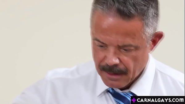 Image It didn&rsquo_t take long for Reece Scott's meat to fuck James Blond's tight hole