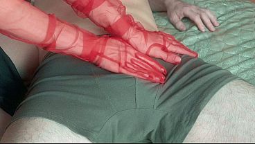 Image A blonde lets her tits be touched in homemade porn