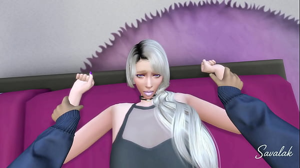 Image blonde woman suck and fuck with a thief