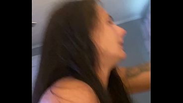 Image taking a break to suck and fuck