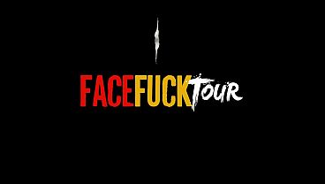 Image HUGE TITS Latina Slut Sloppy Blowjob On Big White Cock POV On Her Knees