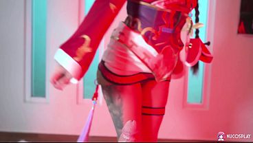 Image Dressed in a cat girl costume,Tyler Ayala enjoys a hard fuck with her boyfriend.