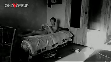 Image Homemade Voyeur. Teen couple passionate sex in a country house